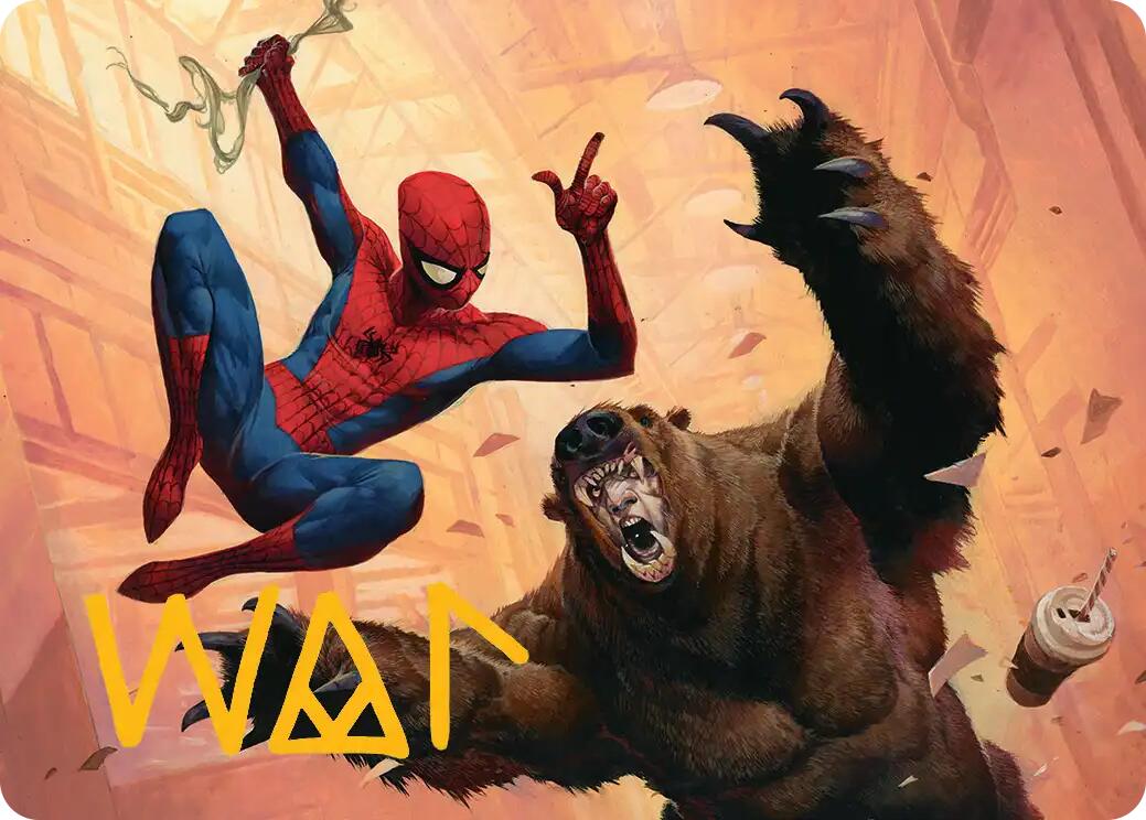 Wisecrack Art Card (Gold-Stamped Signature) [Marvel's Spider-Man Art Series] | Spectrum Games