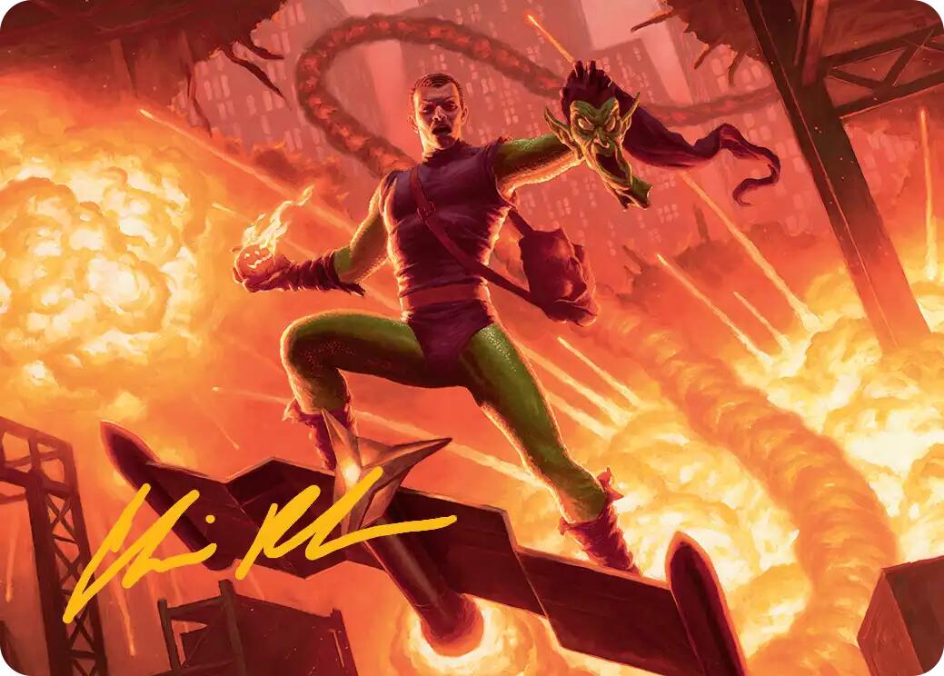 Green Goblin, Revenant Art Card (Gold-Stamped Signature) [Marvel's Spider-Man Art Series] | Spectrum Games
