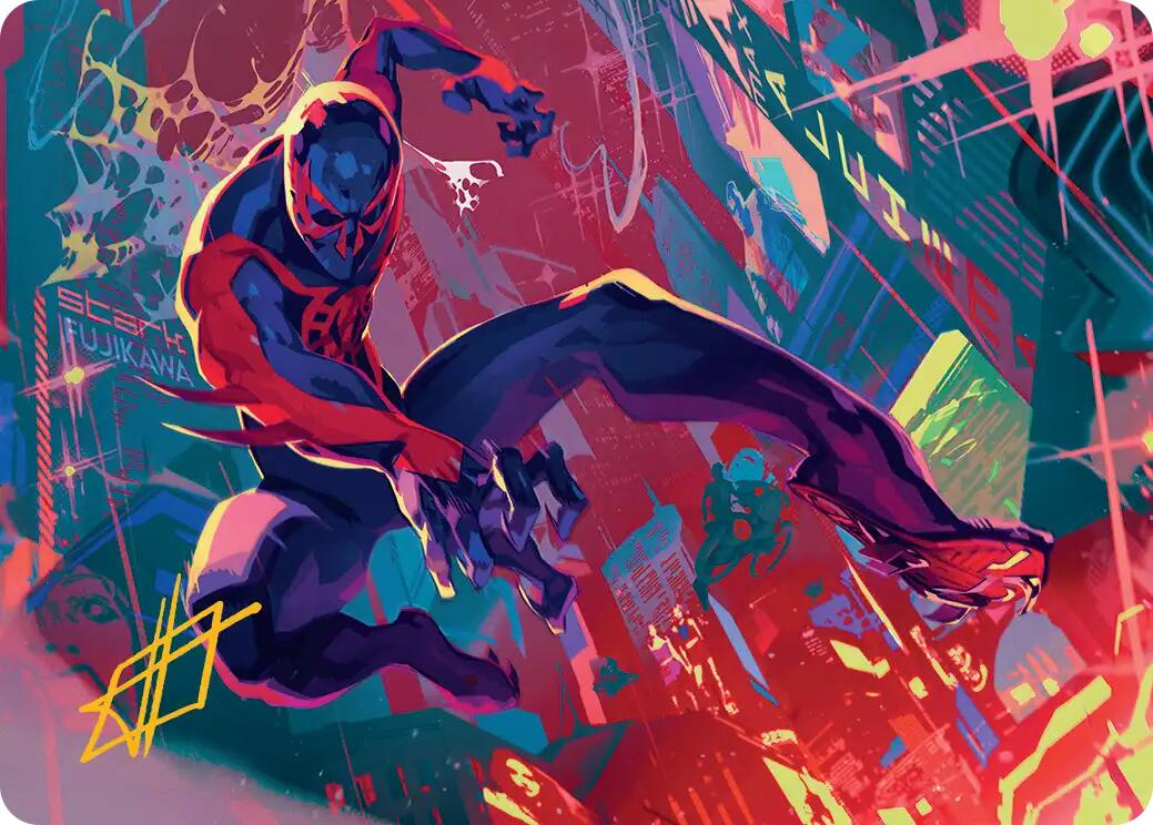 Spider-Man 2099 Art Card (Gold-Stamped Signature) [Marvel's Spider-Man Art Series] | Spectrum Games