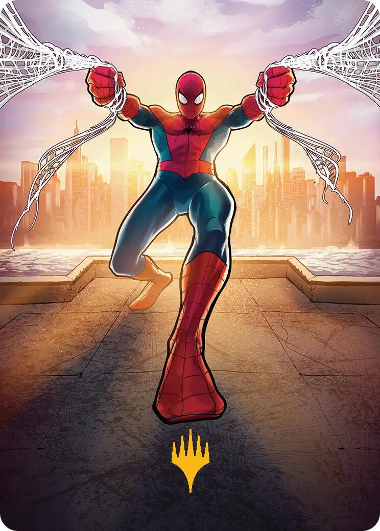 Amazing Spider-Man Art Card (36/54) (Gold-Stamped Planeswalker Symbol) [Marvel's Spider-Man Art Series] | Spectrum Games