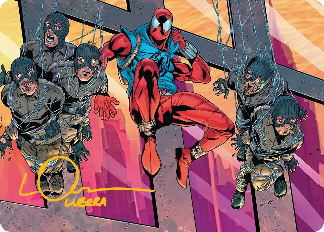 Scarlet Spider, Ben Reilly Art Card (Gold-Stamped Signature) [Marvel's Spider-Man Art Series] | Spectrum Games