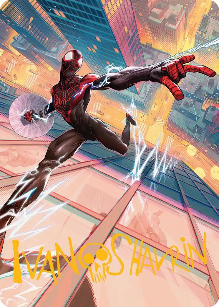 Ultimate Spider-Man Art Card (Gold-Stamped Signature) [Marvel's Spider-Man Art Series] | Spectrum Games