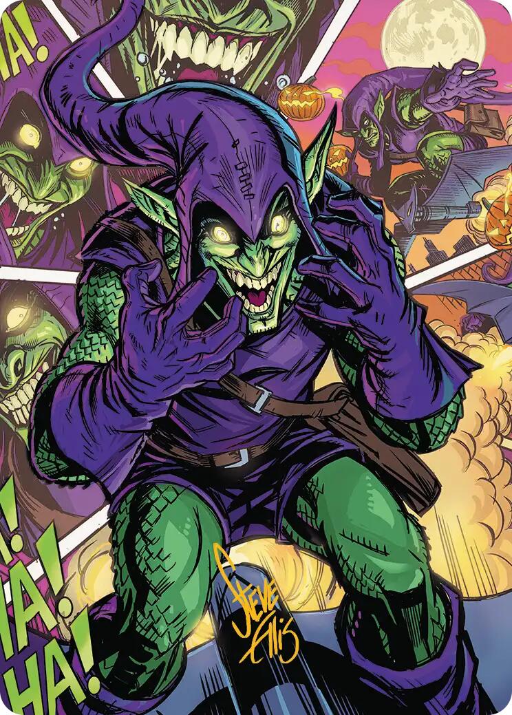 Green Goblin Art Card (49/54) (Gold-Stamped Signature) [Marvel's Spider-Man Art Series] | Spectrum Games