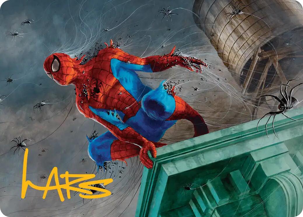 Spiders-Man, Heroic Horde Art Card (Gold-Stamped Signature) [Marvel's Spider-Man Art Series] | Spectrum Games