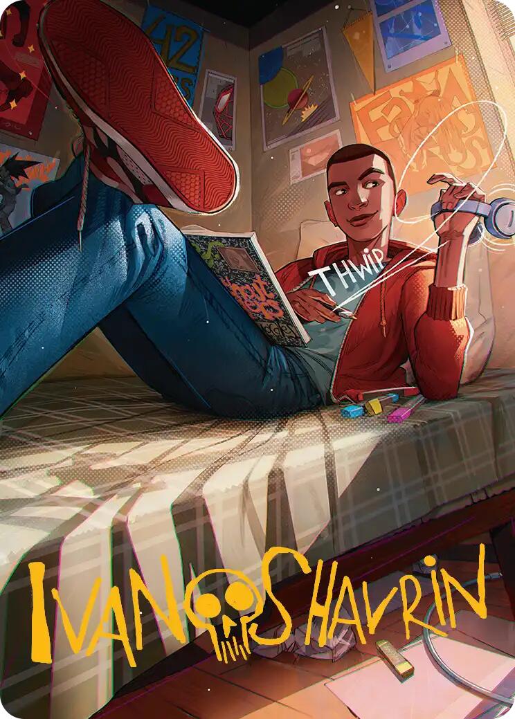 Miles Morales Art Card (Gold-Stamped Signature) [Marvel's Spider-Man Art Series] | Spectrum Games