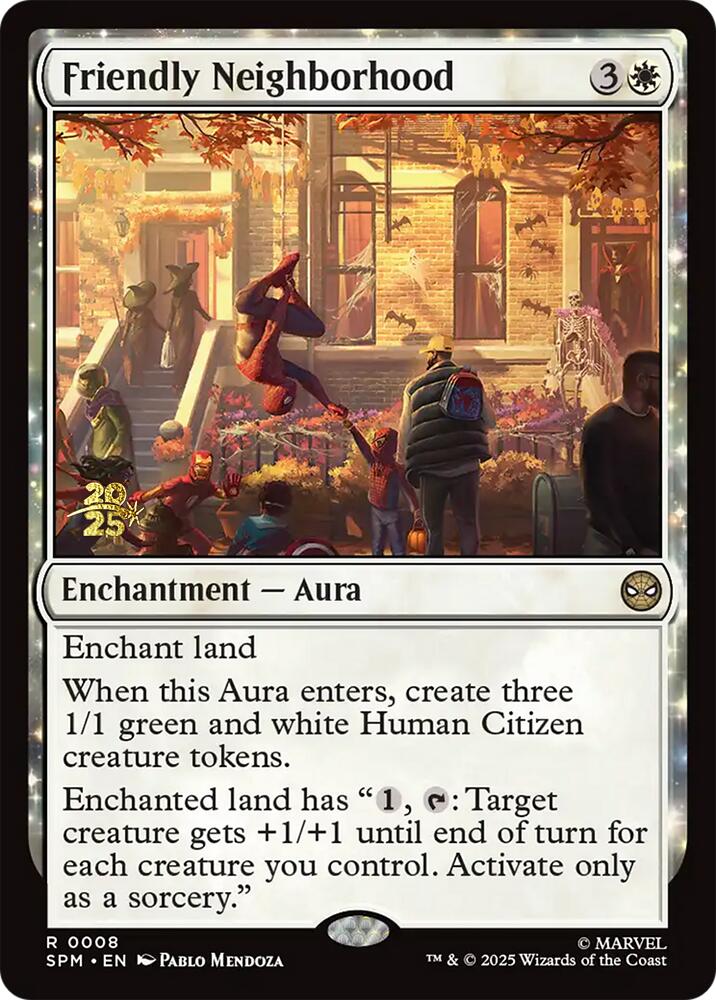 Friendly Neighborhood [Marvel's Spider-Man Prerelease Promos] | Spectrum Games
