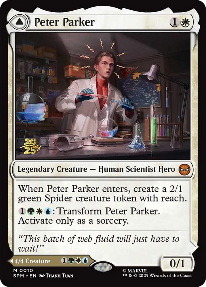 Peter Parker // Amazing Spider-Man [Marvel's Spider-Man Prerelease Promos] | Spectrum Games