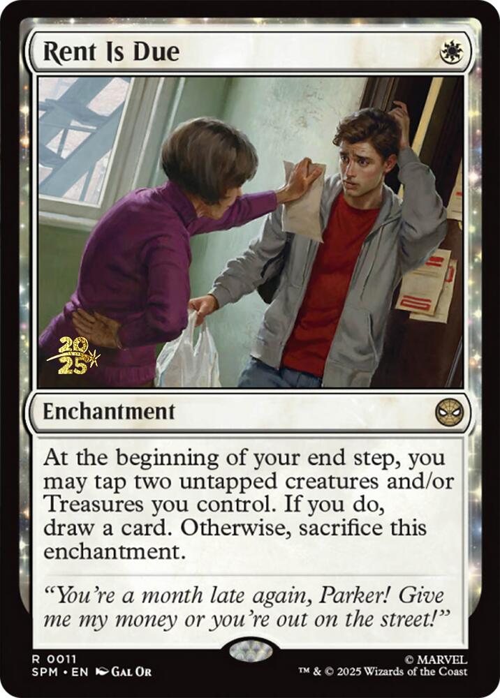 Rent Is Due [Marvel's Spider-Man Prerelease Promos] | Spectrum Games