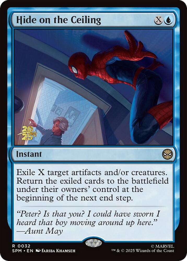 Hide on the Ceiling [Marvel's Spider-Man Prerelease Promos] | Spectrum Games
