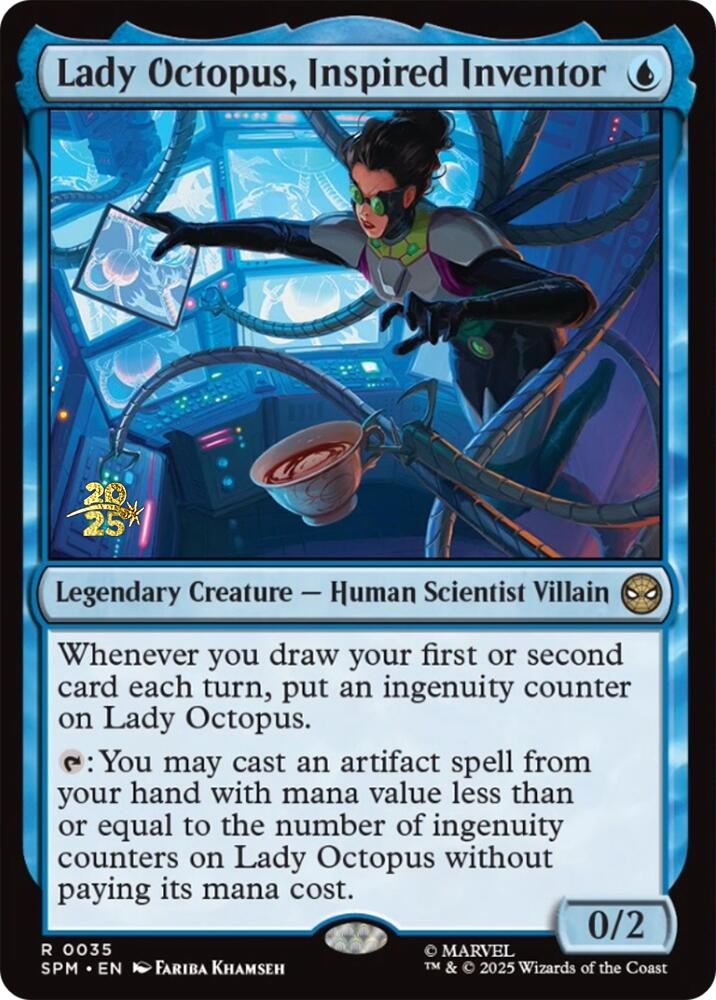 Lady Octopus, Inspired Inventor [Marvel's Spider-Man Prerelease Promos] | Spectrum Games