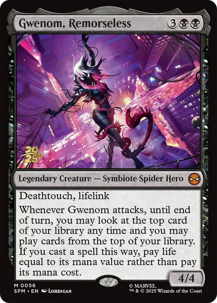 Gwenom, Remorseless [Marvel's Spider-Man Prerelease Promos] | Spectrum Games