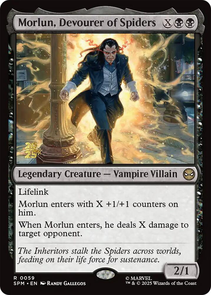 Morlun, Devourer of Spiders [Marvel's Spider-Man Prerelease Promos] | Spectrum Games
