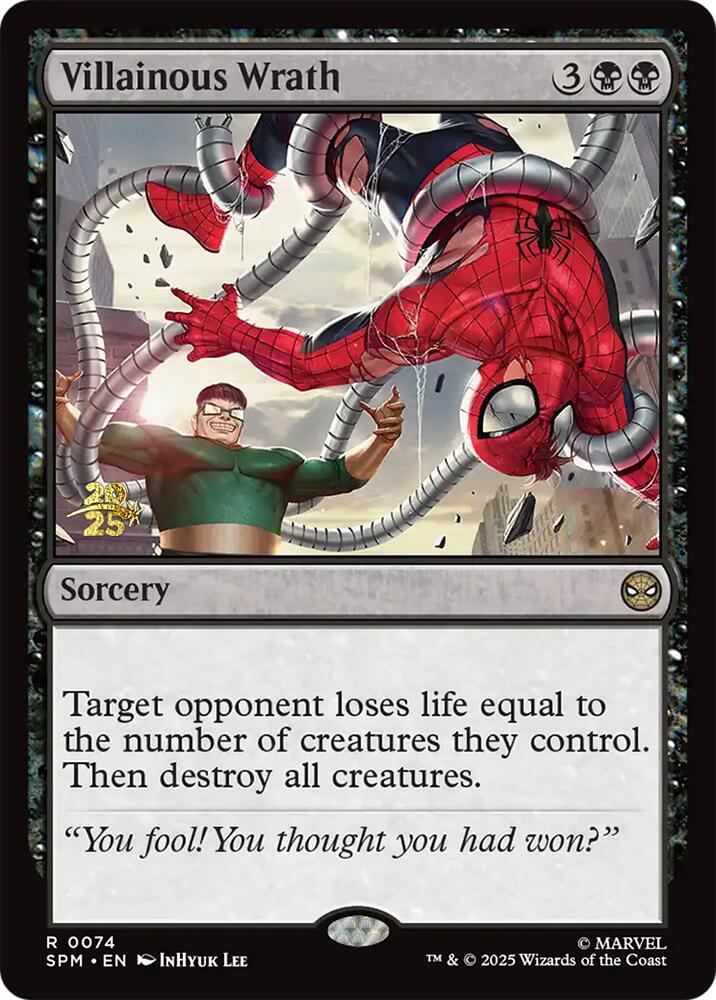 Villainous Wrath [Marvel's Spider-Man Prerelease Promos] | Spectrum Games