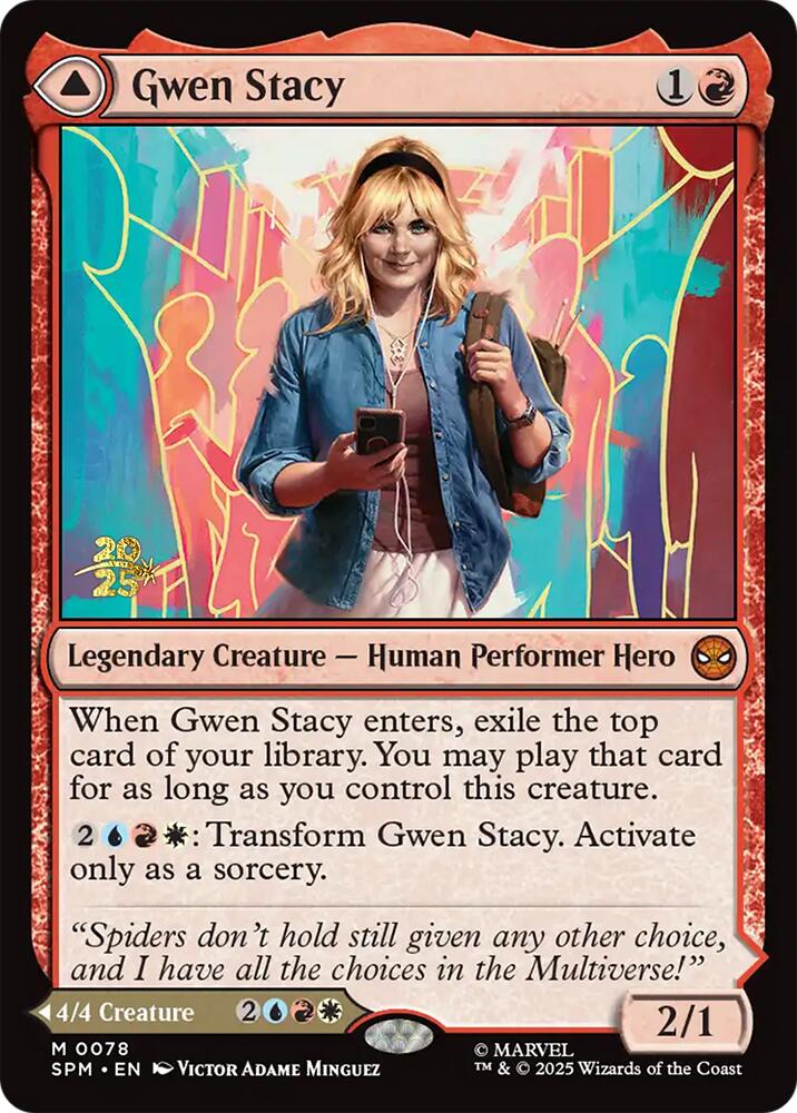Gwen Stacy // Ghost-Spider [Marvel's Spider-Man Prerelease Promos] | Spectrum Games