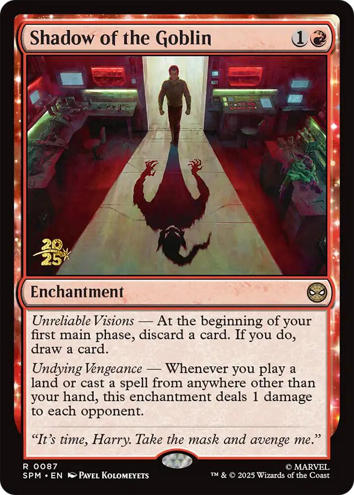 Shadow of the Goblin [Marvel's Spider-Man Prerelease Promos] | Spectrum Games