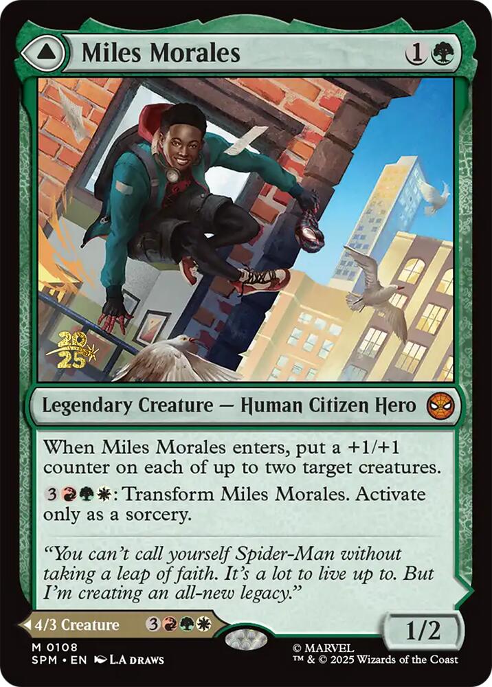 Miles Morales // Ultimate Spider-Man [Marvel's Spider-Man Prerelease Promos] | Spectrum Games