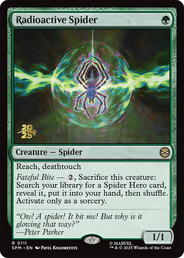 Radioactive Spider [Marvel's Spider-Man Prerelease Promos] | Spectrum Games