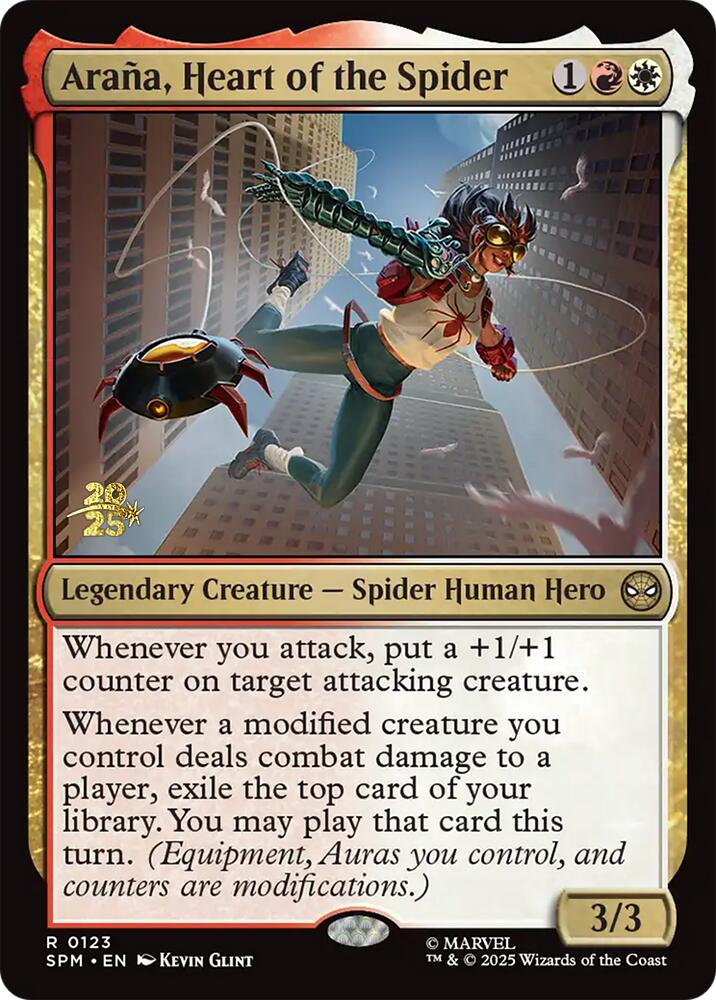 Arana, Heart of the Spider [Marvel's Spider-Man Prerelease Promos] | Spectrum Games