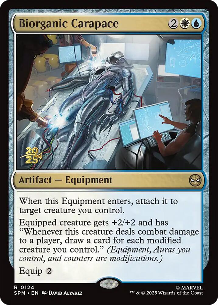Biorganic Carapace [Marvel's Spider-Man Prerelease Promos] | Spectrum Games