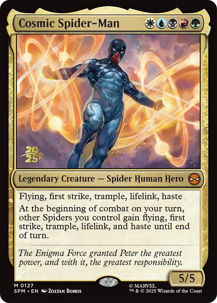 Cosmic Spider-Man [Marvel's Spider-Man Prerelease Promos] | Spectrum Games