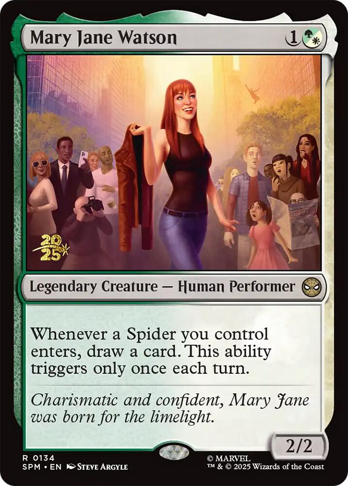 Mary Jane Watson [Marvel's Spider-Man Prerelease Promos] | Spectrum Games