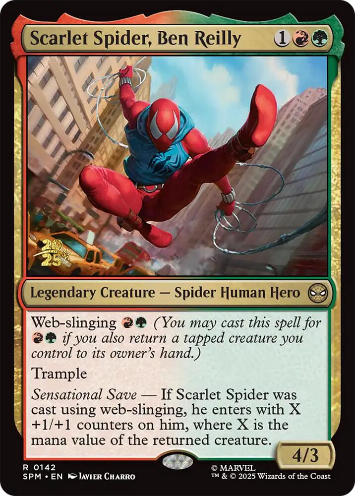 Scarlet Spider, Ben Reilly [Marvel's Spider-Man Prerelease Promos] | Spectrum Games