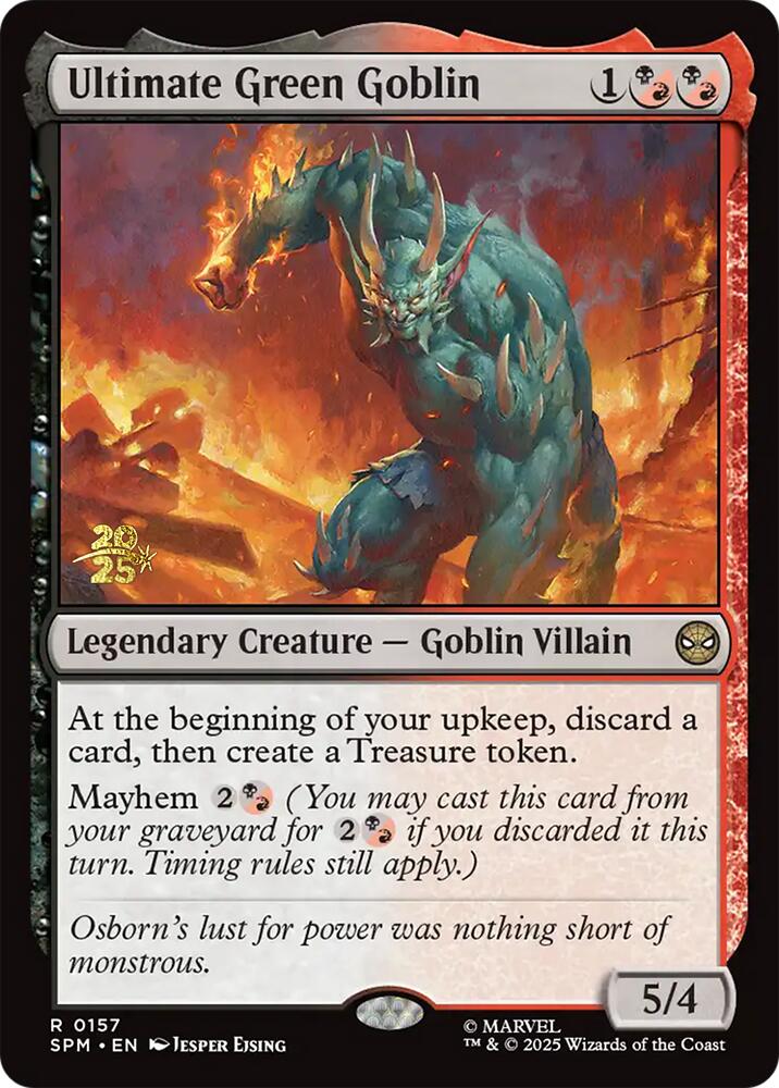 Ultimate Green Goblin [Marvel's Spider-Man Prerelease Promos] | Spectrum Games
