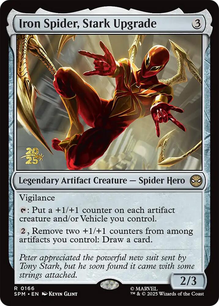Iron Spider, Stark Upgrade [Marvel's Spider-Man Prerelease Promos] | Spectrum Games