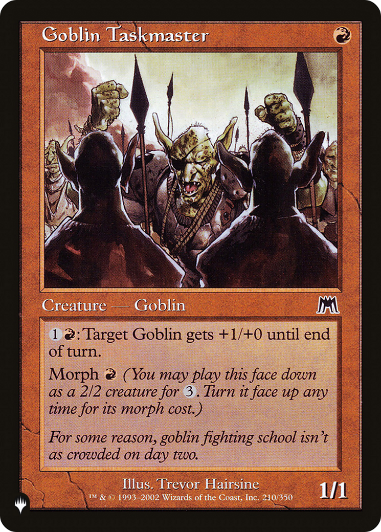 Goblin Taskmaster [The List Reprints] | Spectrum Games