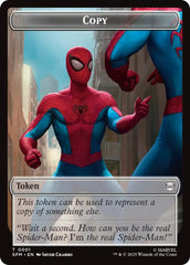 Copy // Human Citizen Double-Sided Token [Marvel's Spider-Man Tokens] | Spectrum Games