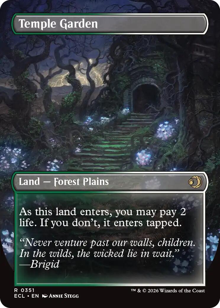 Temple Garden (Borderless) [Lorwyn Eclipsed] | Spectrum Games
