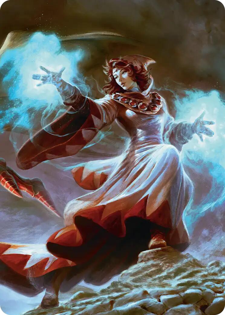 The Destined White Mage Scene Art Card [FINAL FANTASY Art Series] | Spectrum Games