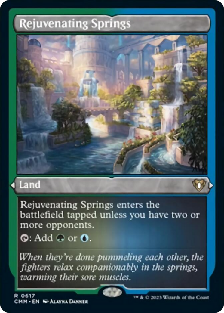 Rejuvenating Springs (Foil Etched) [Commander Masters] | Spectrum Games