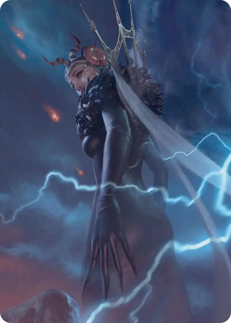 Edea, Possessed Sorceress Scene Art Card [FINAL FANTASY Art Series] | Spectrum Games