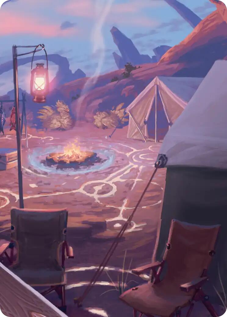 Chocobo Camp Scene Art Card [FINAL FANTASY Art Series] | Spectrum Games