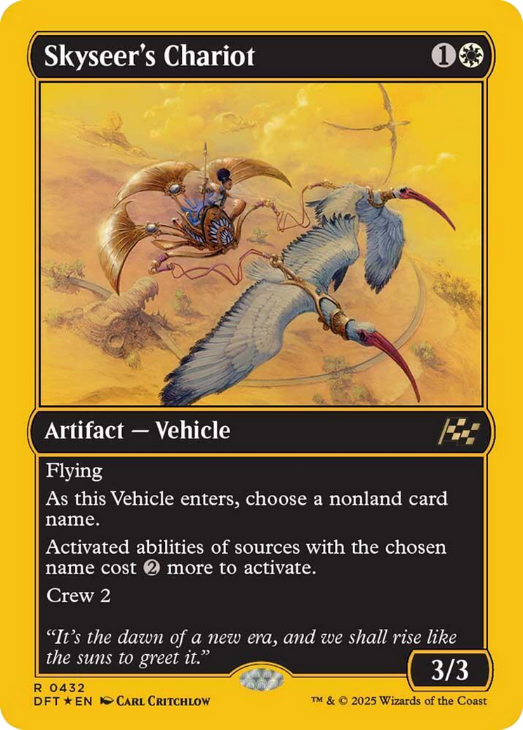 Skyseer's Chariot (First-Place Foil) [Aetherdrift] | Spectrum Games