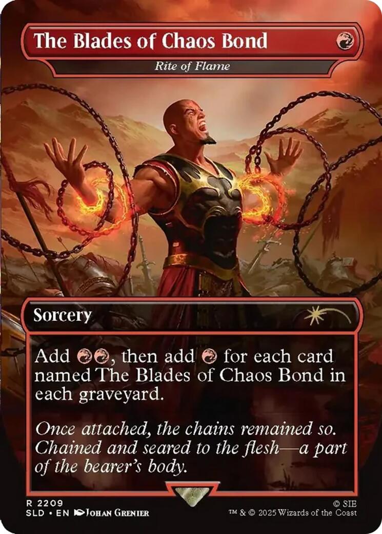 The Blades of Chaos Bond - Rite of Flame [Secret Lair Drop Series] | Spectrum Games