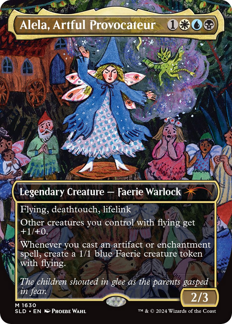 Alela, Artful Provocateur (1630) (Rainbow Foil) [Secret Lair Drop Series] | Spectrum Games