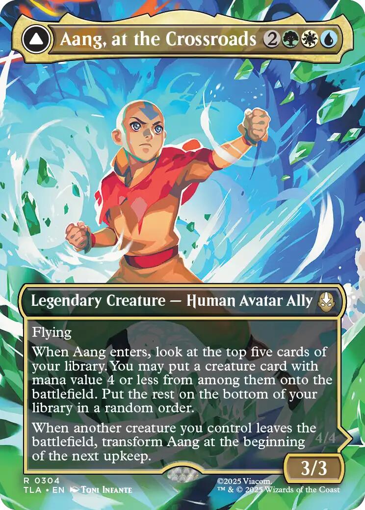 Aang, at the Crossroads (Borderless) [Avatar: The Last Airbender] | Spectrum Games