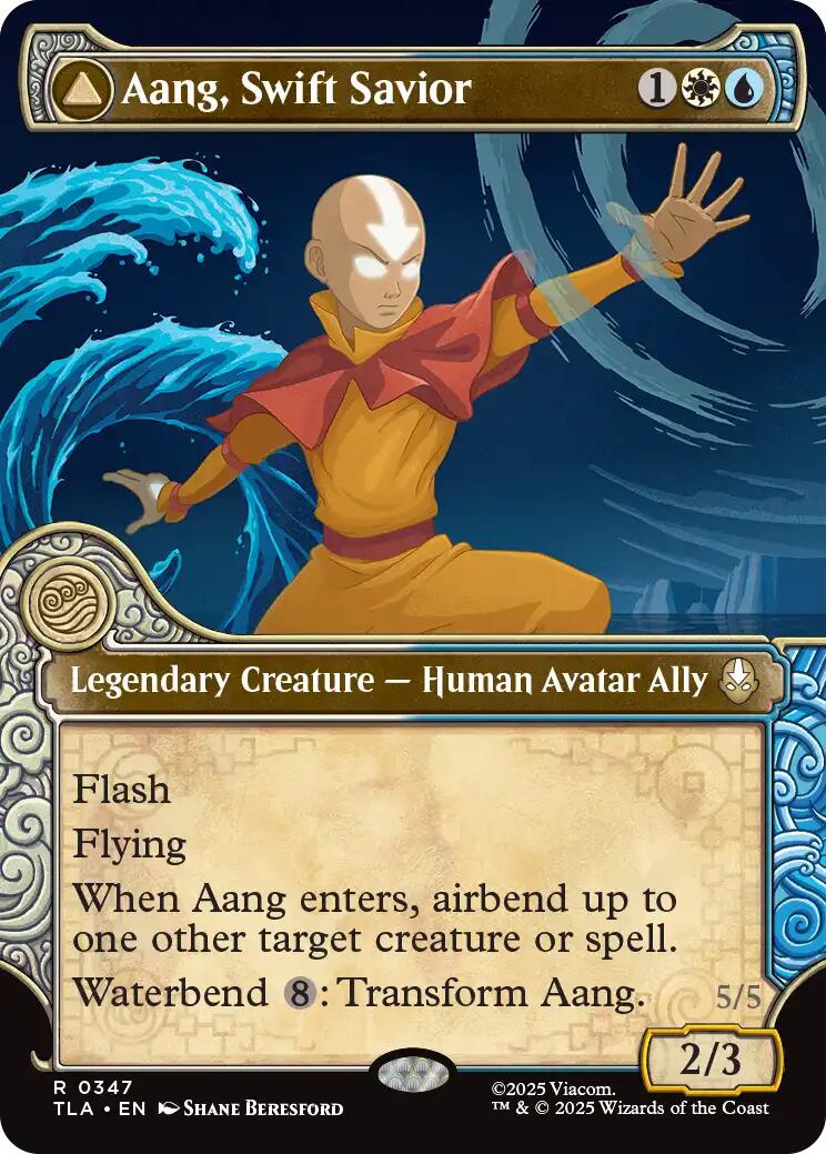 Aang, Swift Savior (Showcase) [Avatar: The Last Airbender] | Spectrum Games