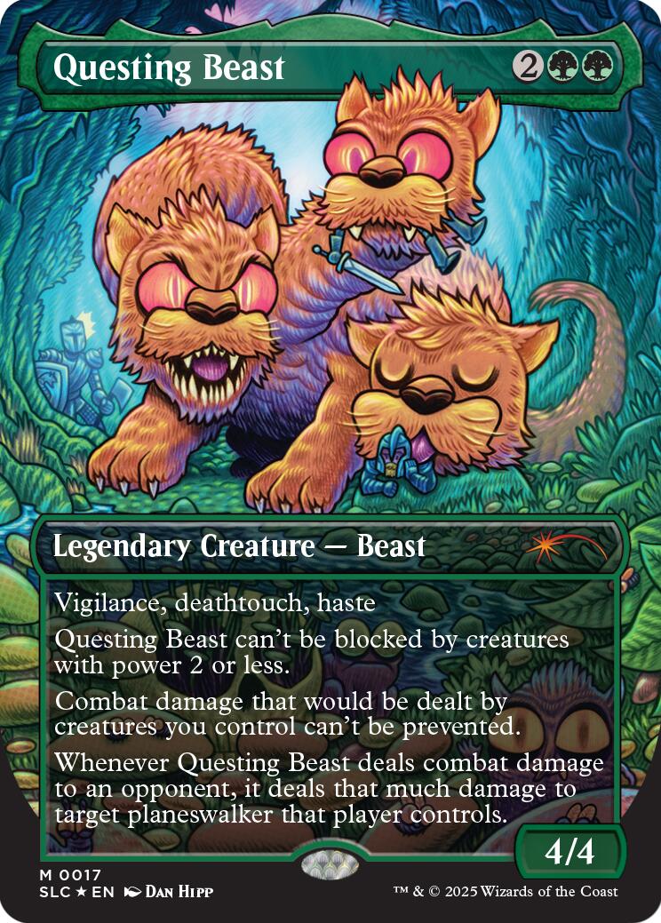 Questing Beast (Halo Foil) [Secret Lair Countdown Kit] | Spectrum Games