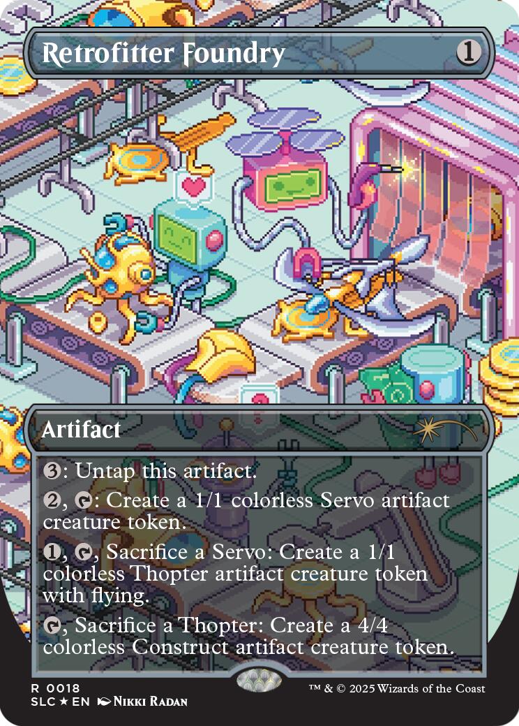 Retrofitter Foundry (Halo Foil) [Secret Lair Countdown Kit] | Spectrum Games