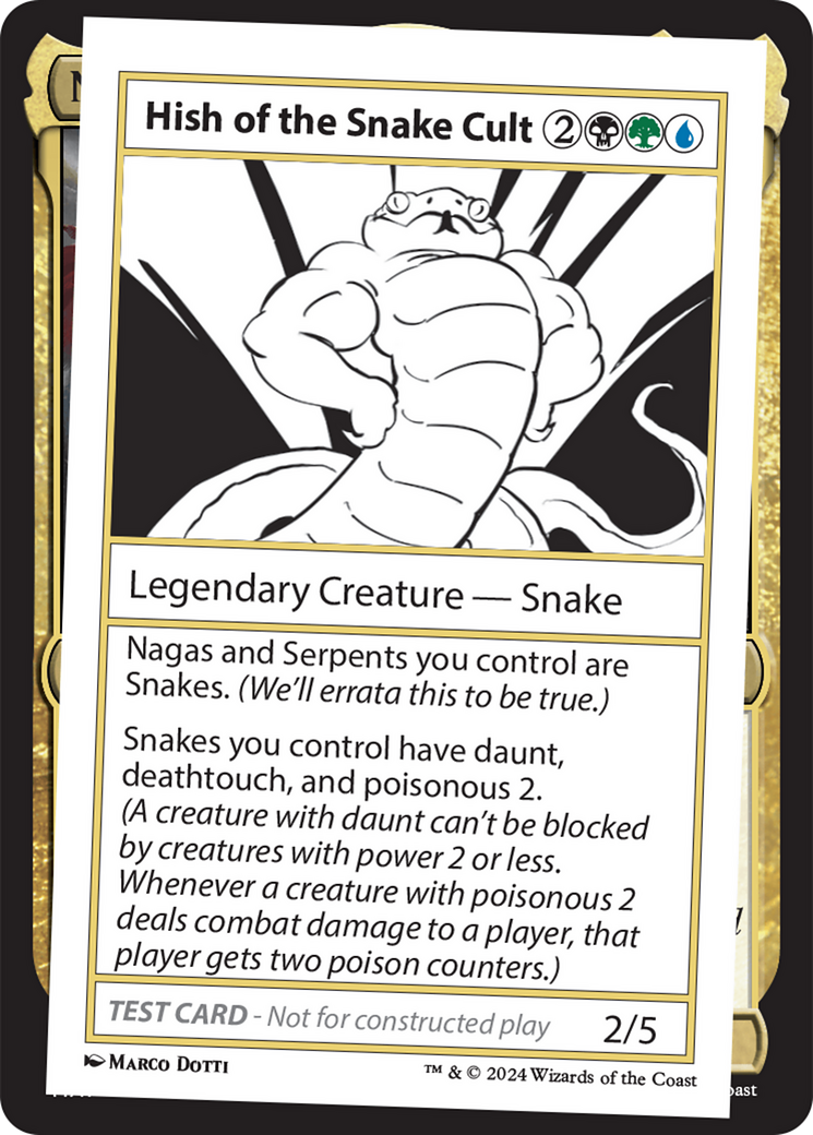 Hish of the Snake Cult [Mystery Booster 2 Playtest Cards] | Spectrum Games