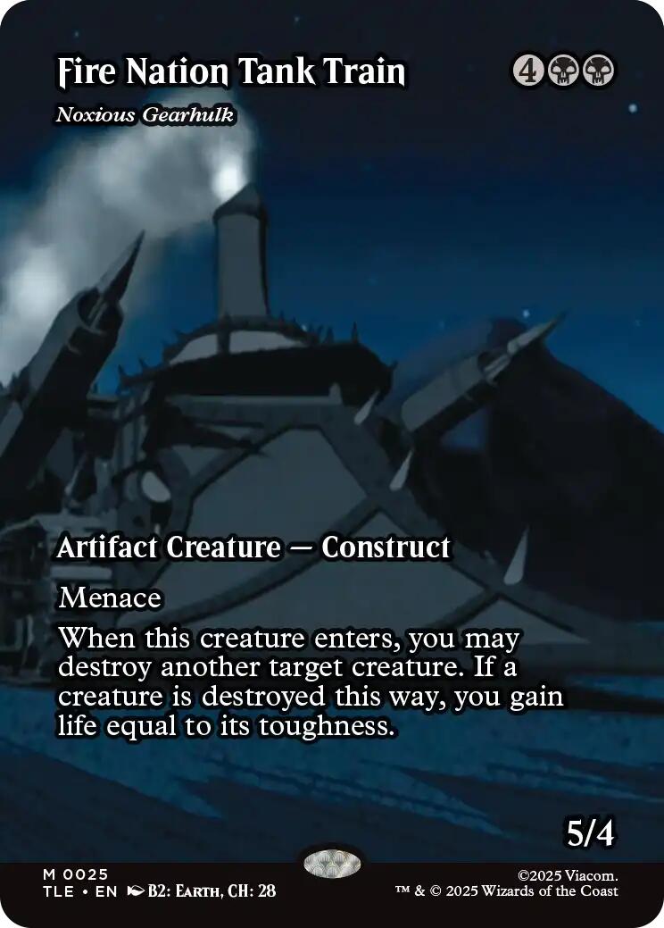 Fire Nation Tank Train - Noxious Gearhulk (Borderless) [Avatar: The Last Airbender: Eternal-Legal] | Spectrum Games