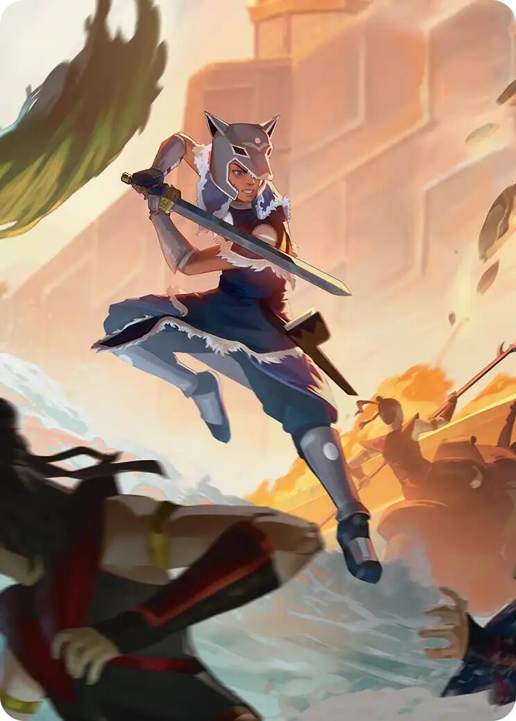 Sokka's Charge Art Card [Avatar: The Last Airbender Art Series] | Spectrum Games