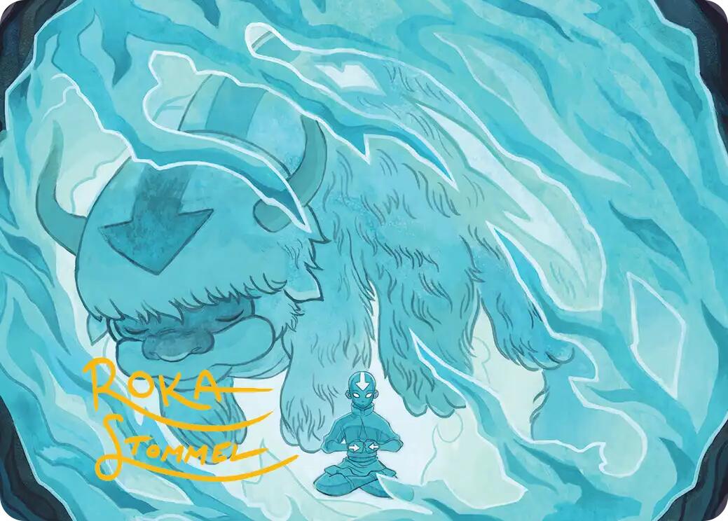 Aang's Iceberg 2 Art Card (Gold-Stamped Signature) [Avatar: The Last Airbender Art Series] | Spectrum Games