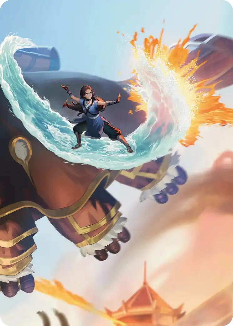 Katara's Reversal Art Card [Avatar: The Last Airbender Art Series] | Spectrum Games