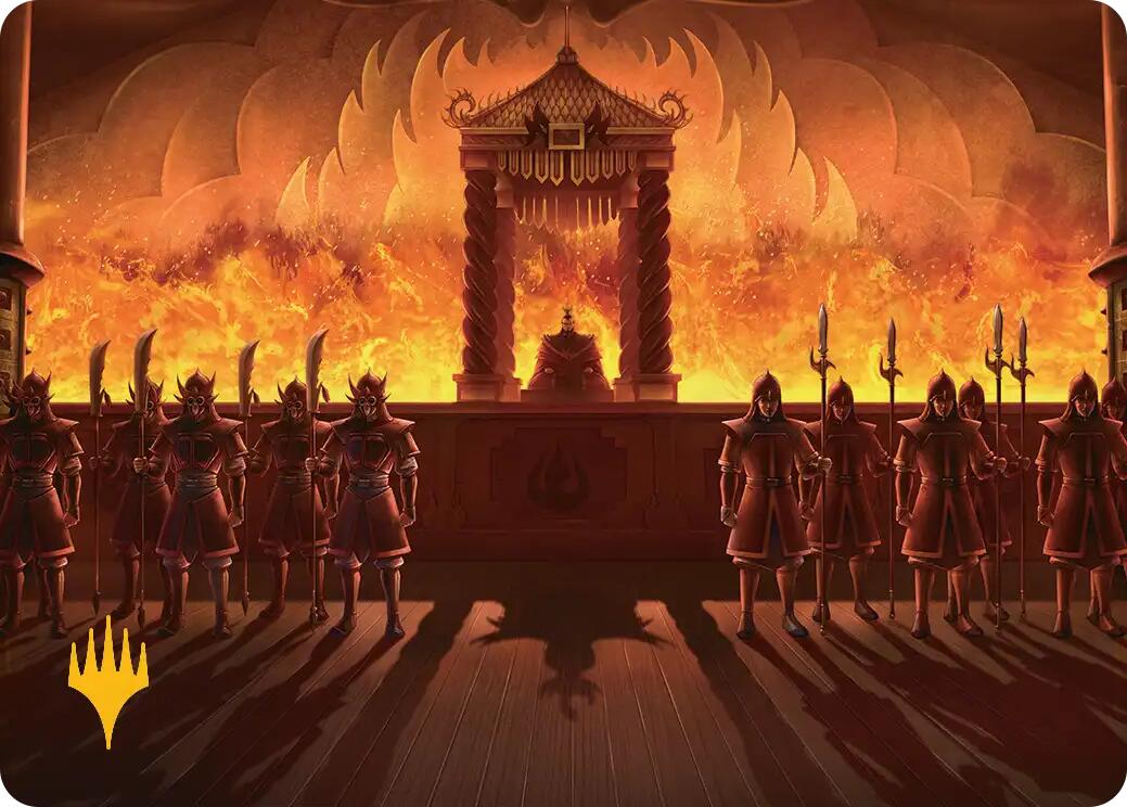 Fire Lord Ozai Art Card (Gold-Stamped Planeswalker Symbol) [Avatar: The Last Airbender Art Series] | Spectrum Games