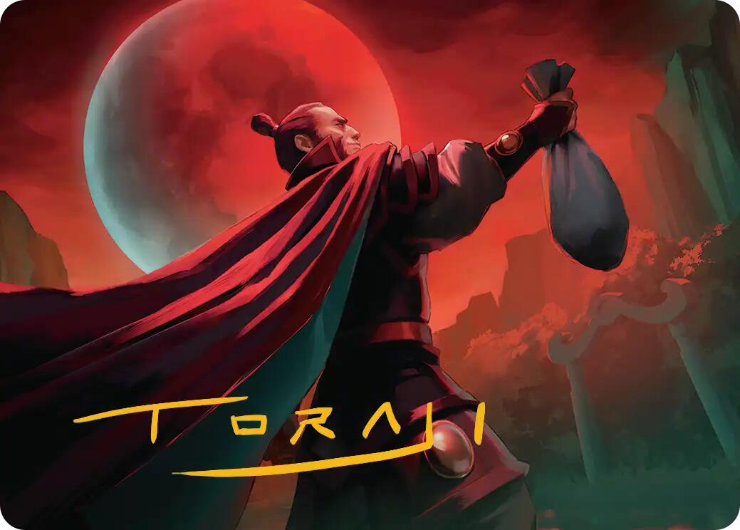 Zhao, the Moon Slayer Art Card (Gold-Stamped Signature) [Avatar: The Last Airbender Art Series] | Spectrum Games