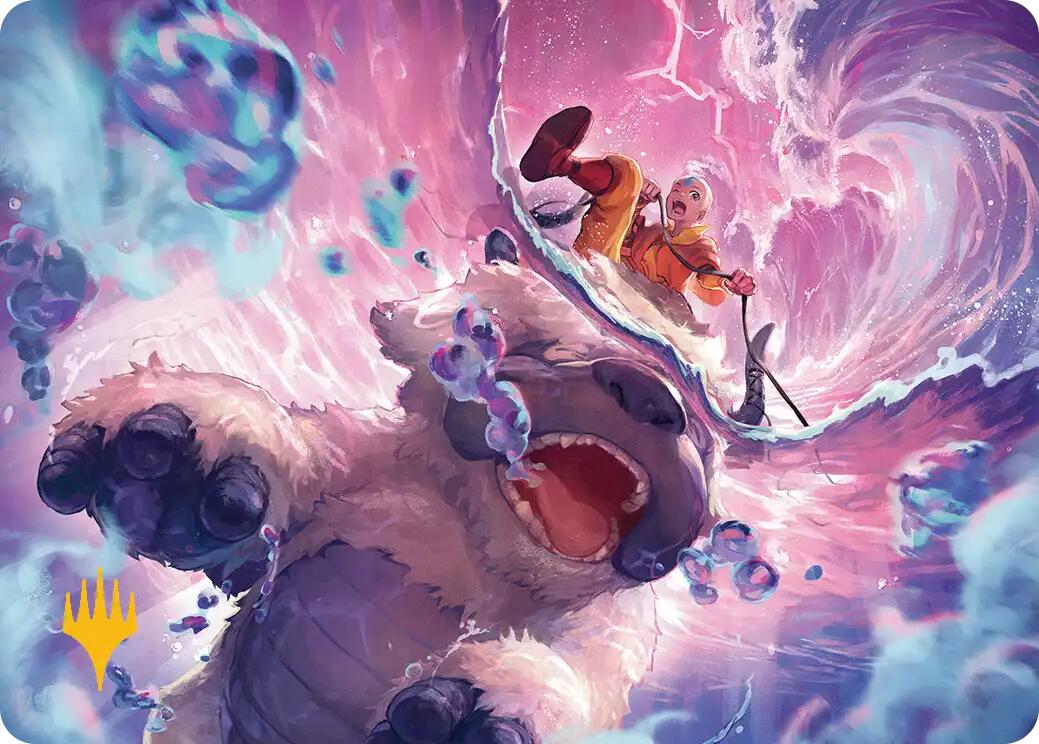 Storm of Memories Art Card (Gold-Stamped Planeswalker Symbol) [Avatar: The Last Airbender Art Series] | Spectrum Games